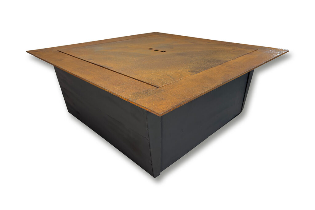 3A Steelworks — Inset Fire Pit and Barbecue — In Ground Fire Pit