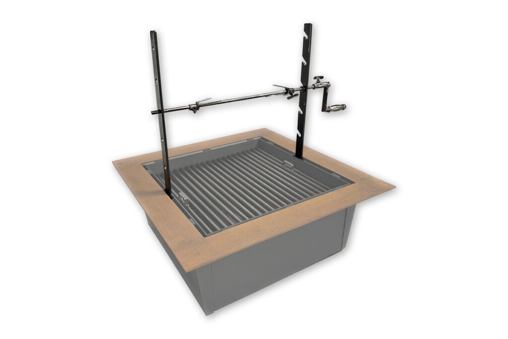 3A Steelworks — Fire Pit and Barbecue — Spit