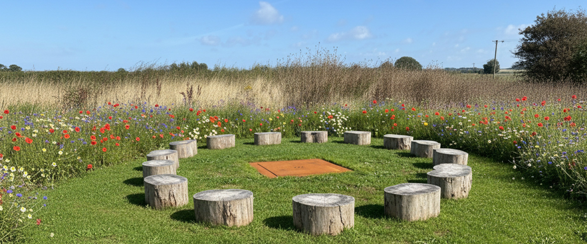 Fire Pit and Barbecue